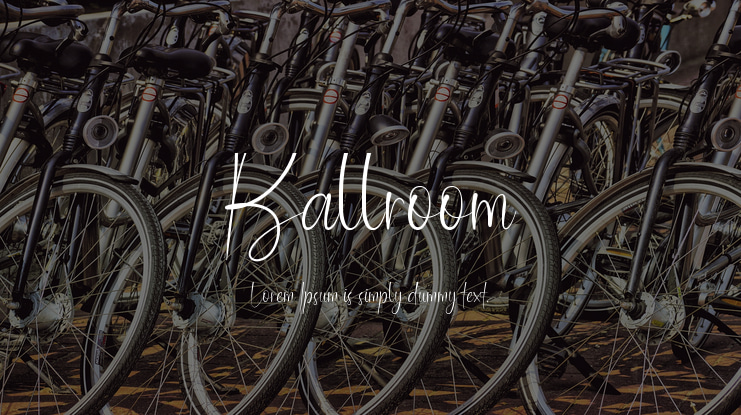 Ballroom Font