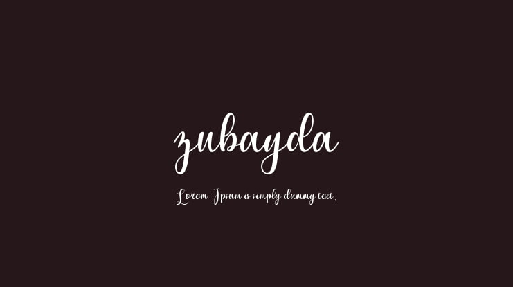 zubayda Font