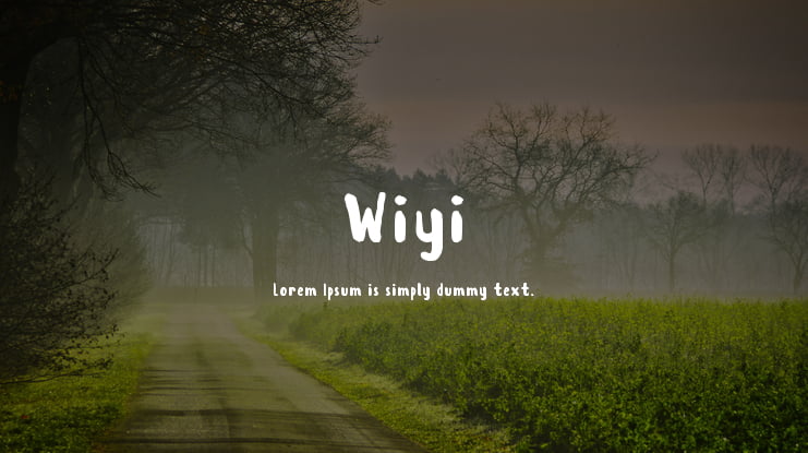 Wiyi Font