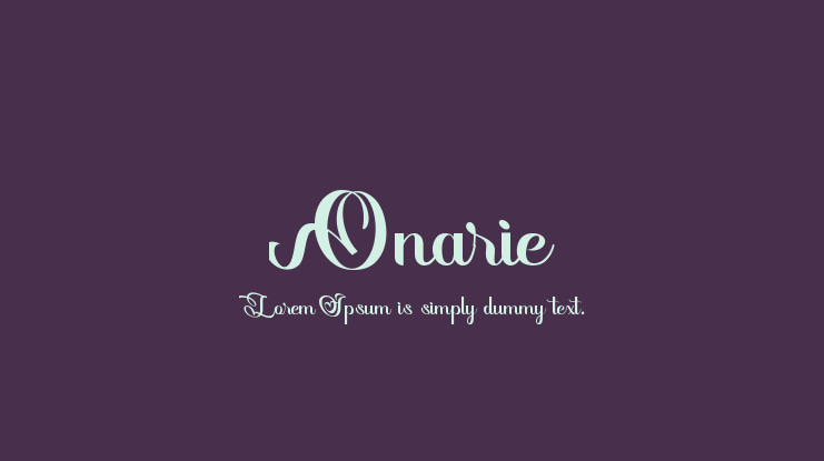 Onarie Font