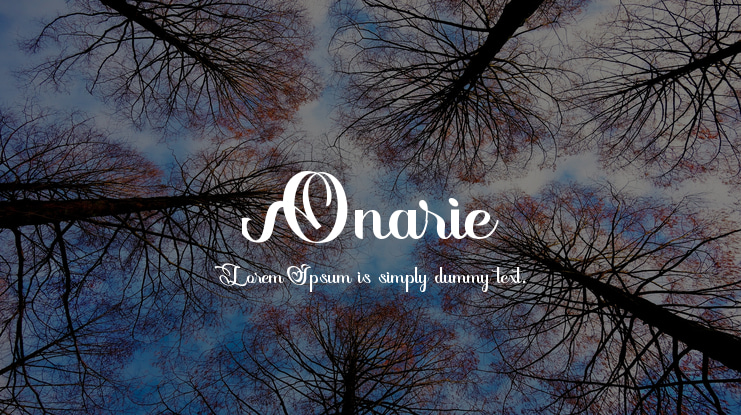 Onarie Font