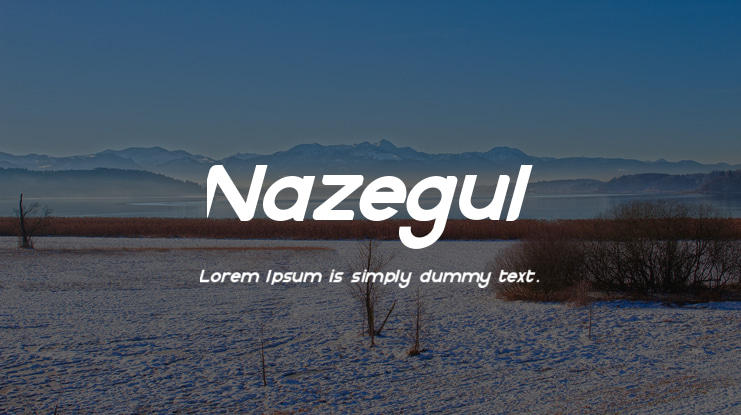 Nazegul Font Family