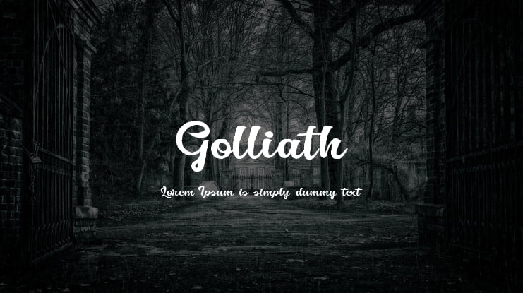 Golliath Font