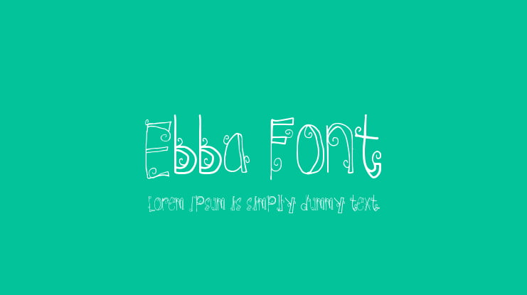 Ebba Font