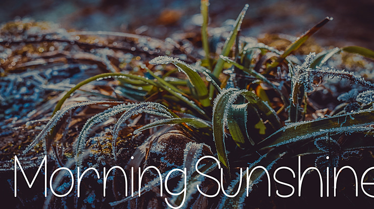MorningSunshine Font