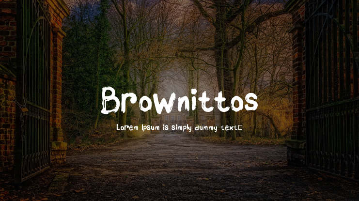 Brownittos Font