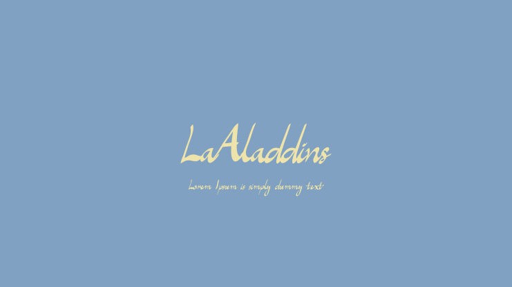 LaAladdins Font
