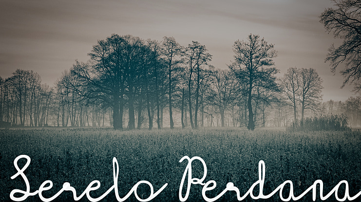 Serelo Perdana Font