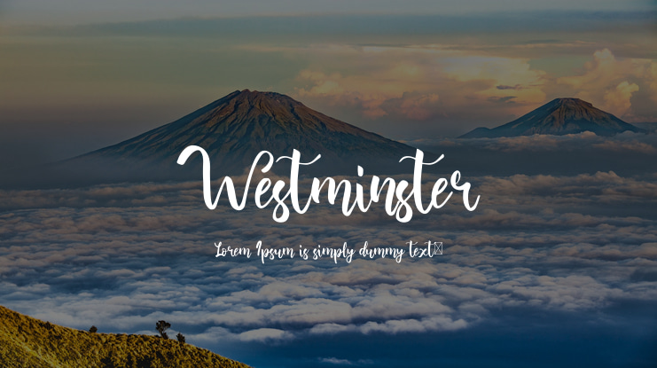 Westminster Font