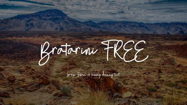 Bratarini FREE Font