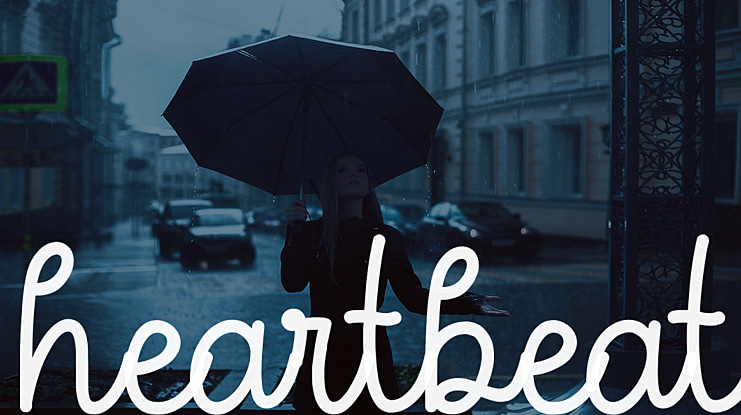 heartbeat Font