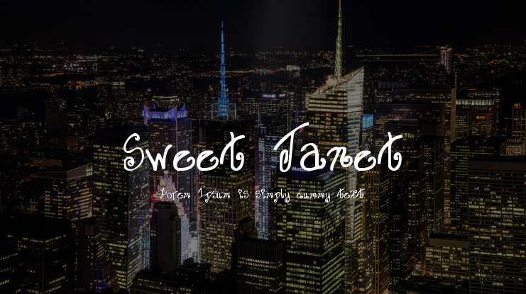 Sweet Janet Font