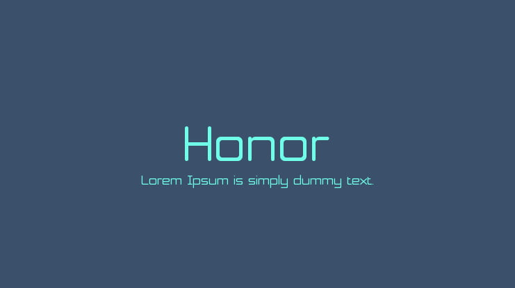 Honor Font