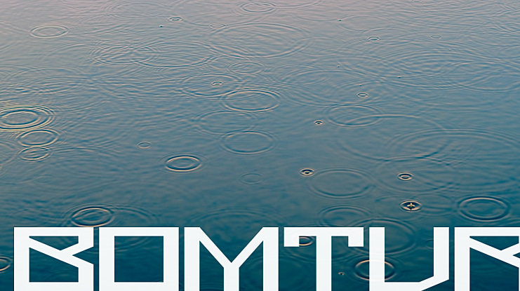 Bomtur Font