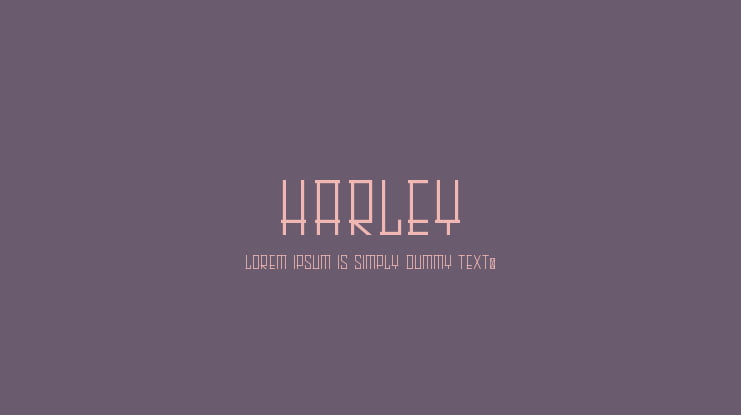 HARLEY Font