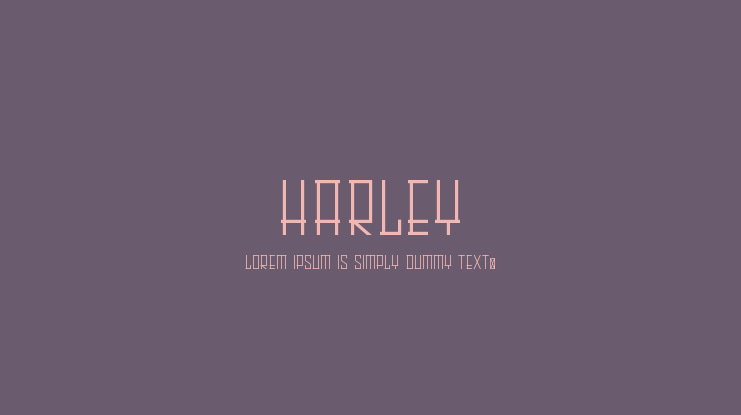 HARLEY Font