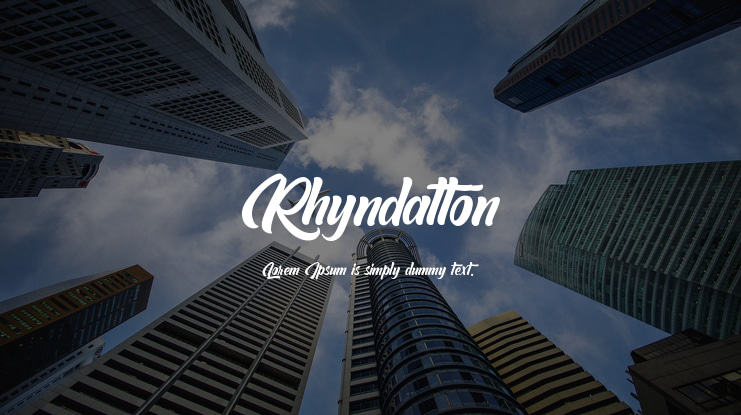 Rhyndatton Font