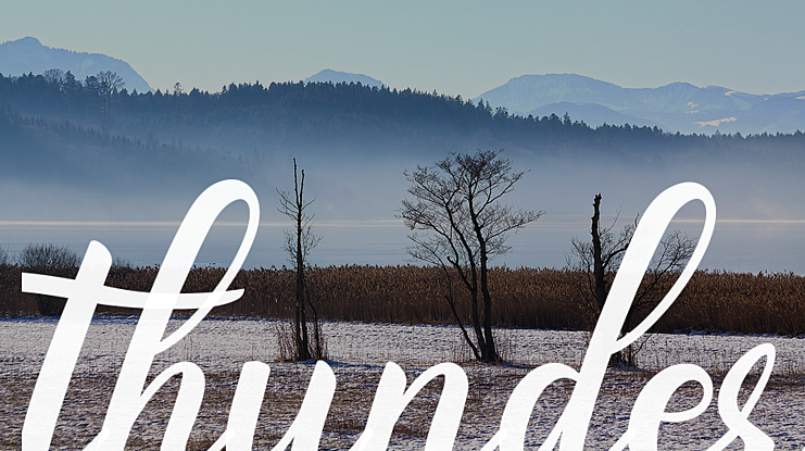 thunder Font