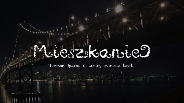 Mieszkanie9 Font