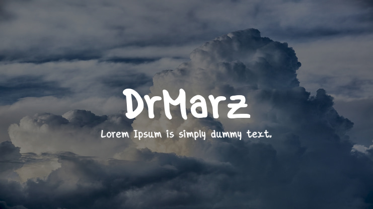 DrMarz Font Family