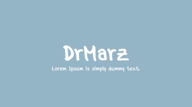 DrMarz Font Family