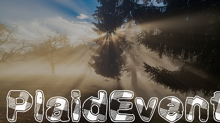 PlaidEvent Font