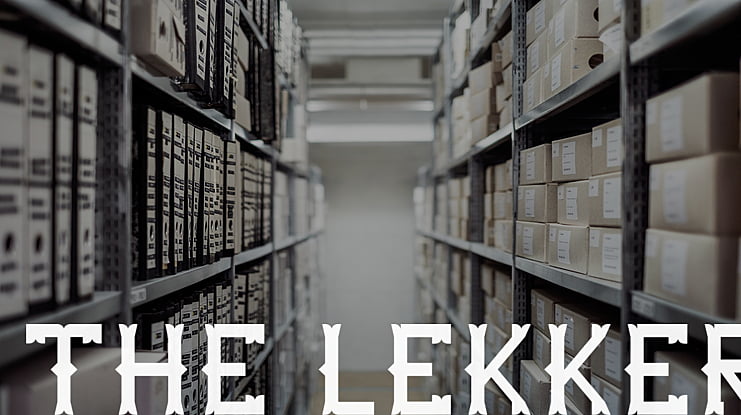 The Lekker Font Family