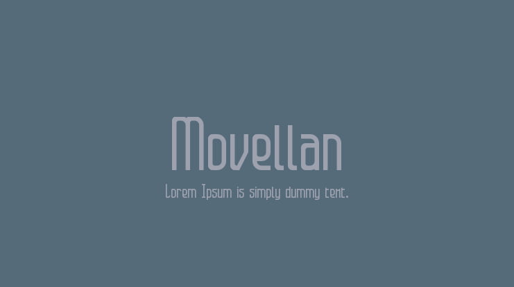 Movellan Font