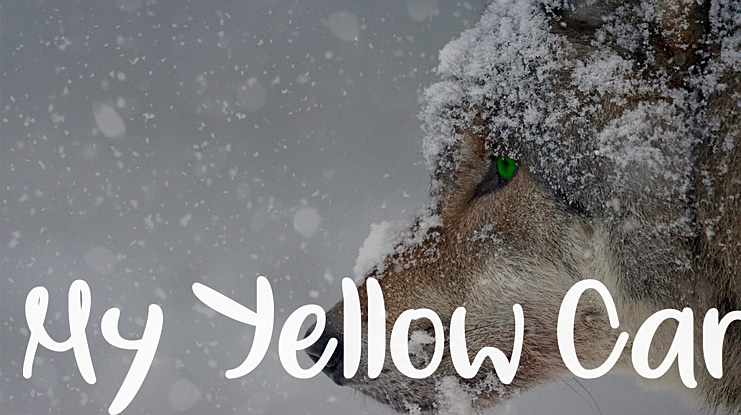 My Yellow Car Font