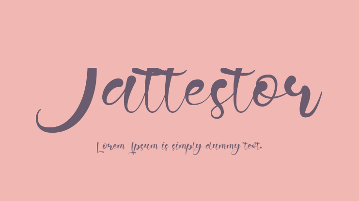 Jattestor Font