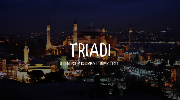 Triadi Font