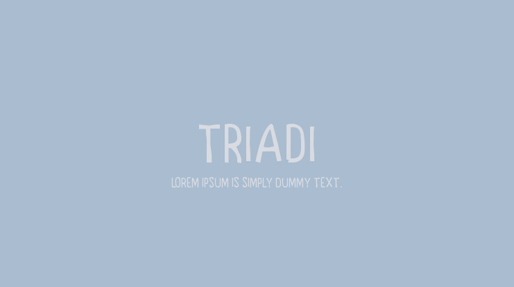 Triadi Font