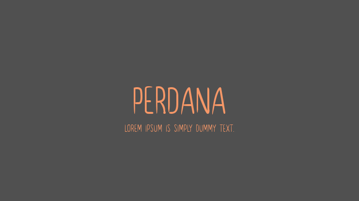 Perdana Font