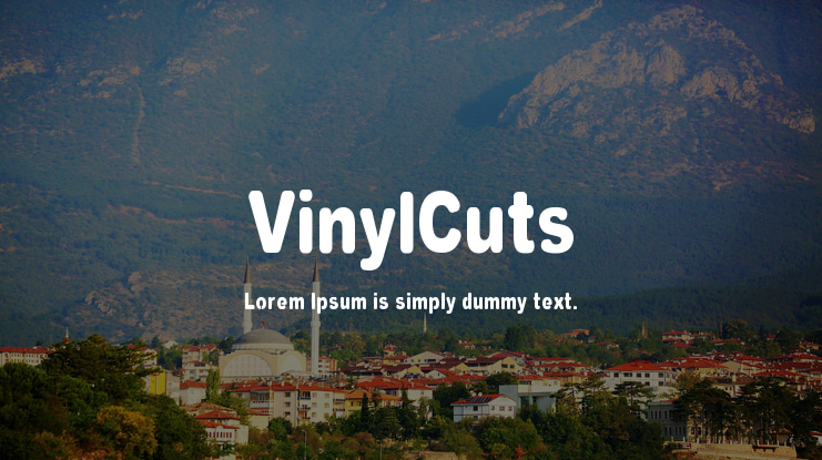 VinylCuts Font