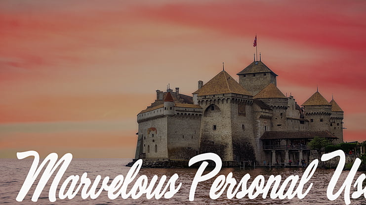Marvelous Personal Use Font