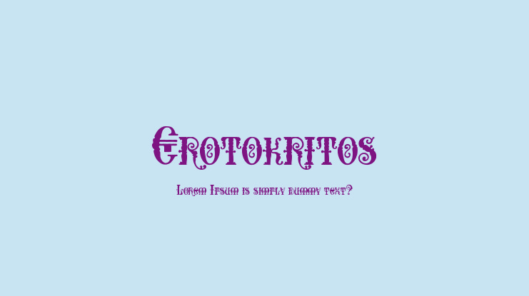 Erotokritos Font