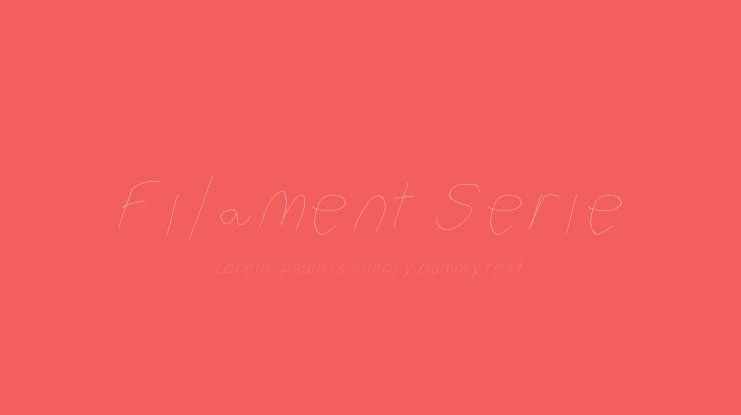 Filament Serie Font Family