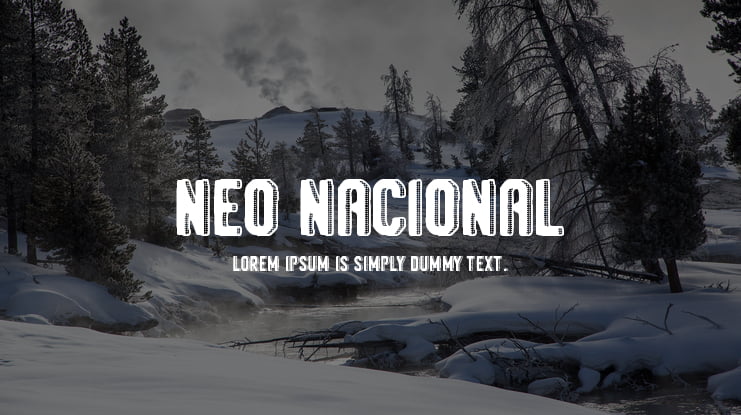 Neo Nacional Font