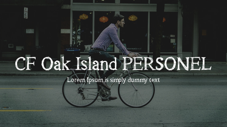 CF Oak Island PERSONEL Font
