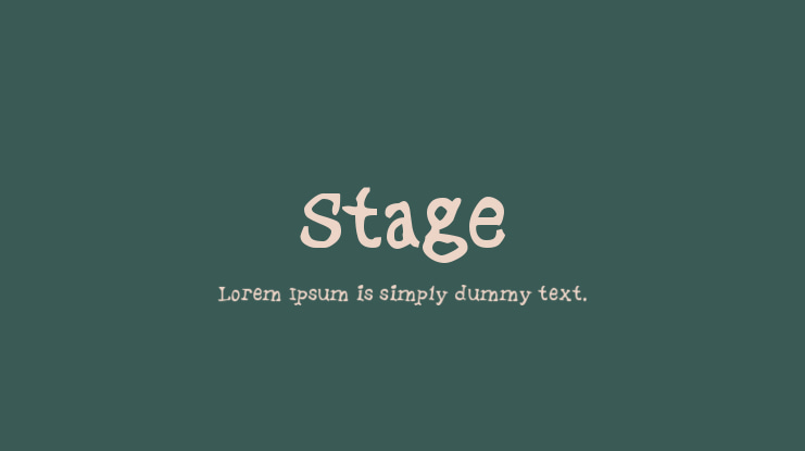 Stage Font