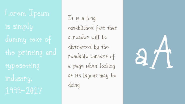 Rachel Rabbit's Lawn Font