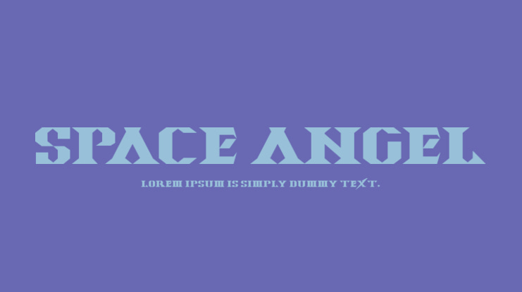 Space Angel Font