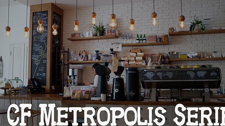 CF Metropolis Serif Font