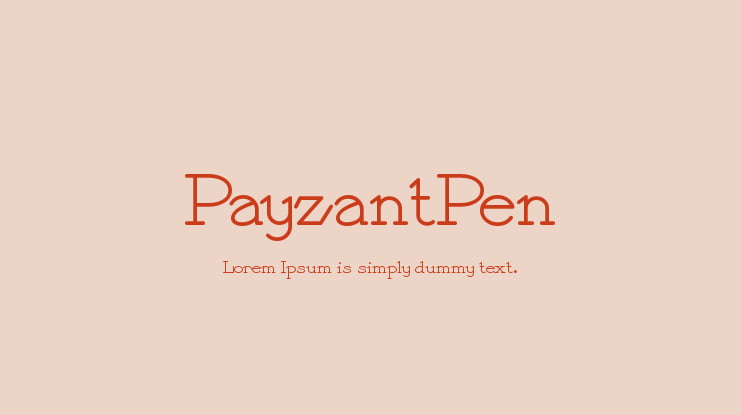 PayzantPen Font Family