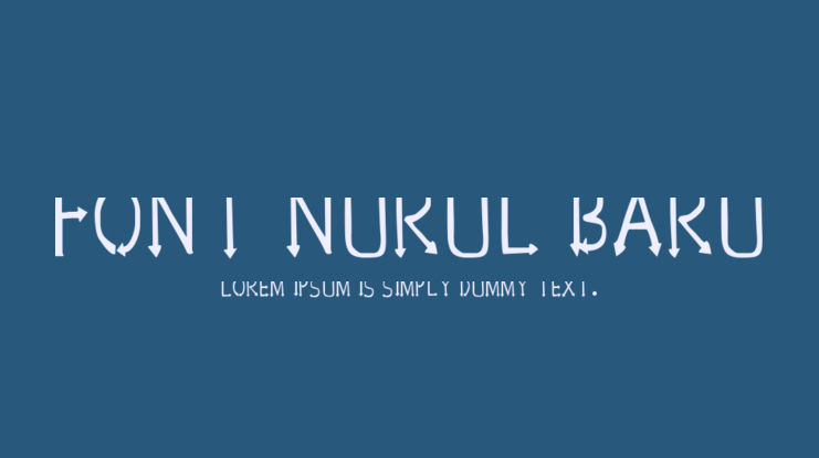 Font Nurul Baru
