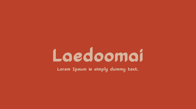 Laedoomai Font Family