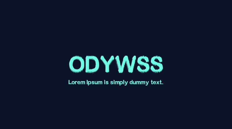 ODYWSS Font