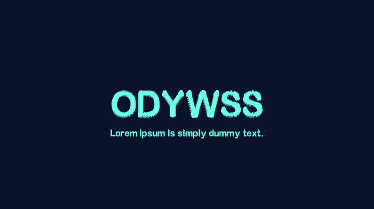 ODYWSS Font