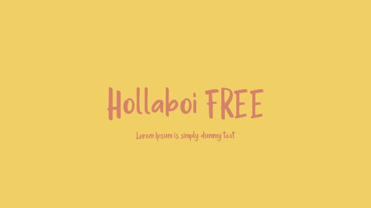 Hollaboi FREE Font