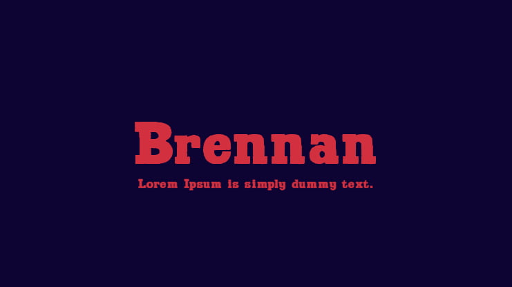 Brennan Font